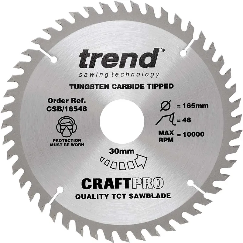 Trend CRAFTPRO Wood Cutting Saw Blade
