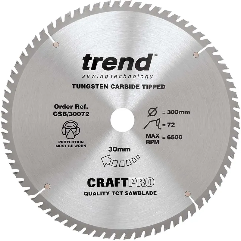 Trend CRAFTPRO Wood Cutting Saw Blade