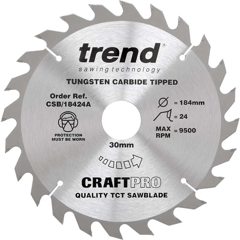 Trend CRAFTPRO Wood Cutting Saw Blade