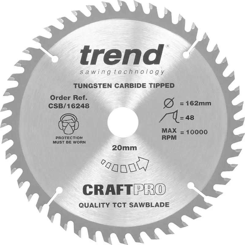 Trend CRAFTPRO Wood Cutting Saw Blade