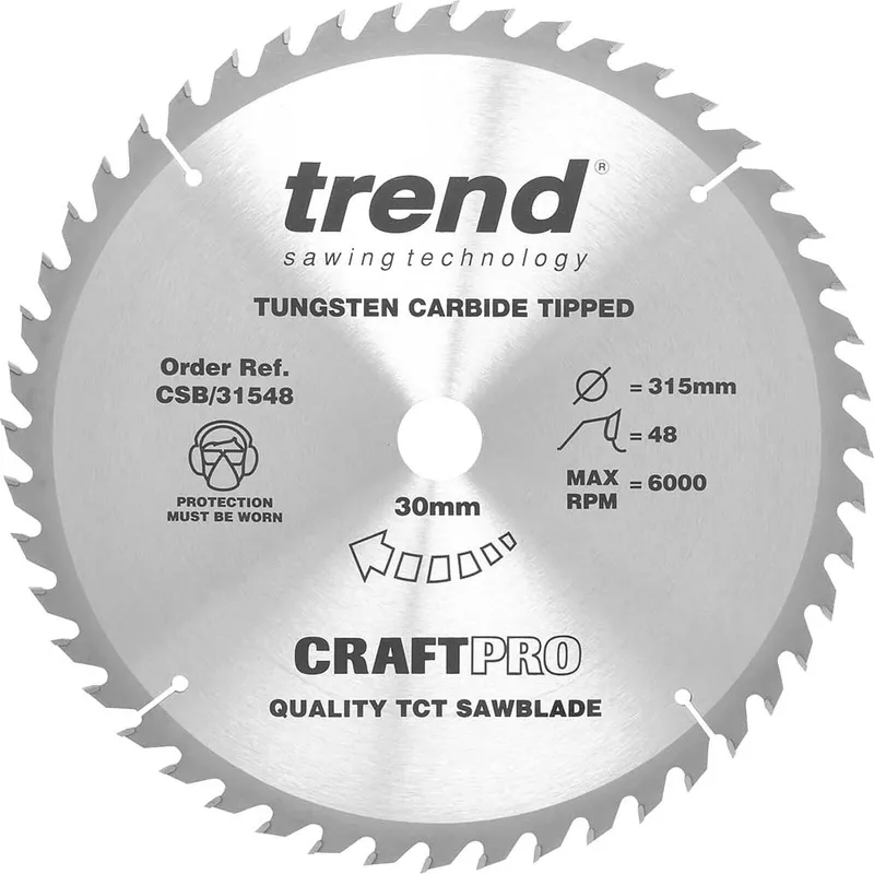 Trend CRAFTPRO Wood Cutting Saw Blade