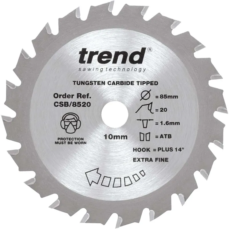 Trend CRAFTPRO Wood Cutting Saw Blade