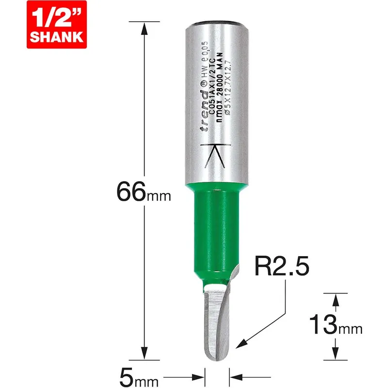 Trend CRAFTPRO Radius Router Cutter