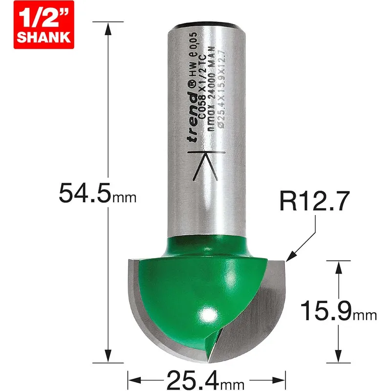Trend CRAFTPRO Radius Router Cutter