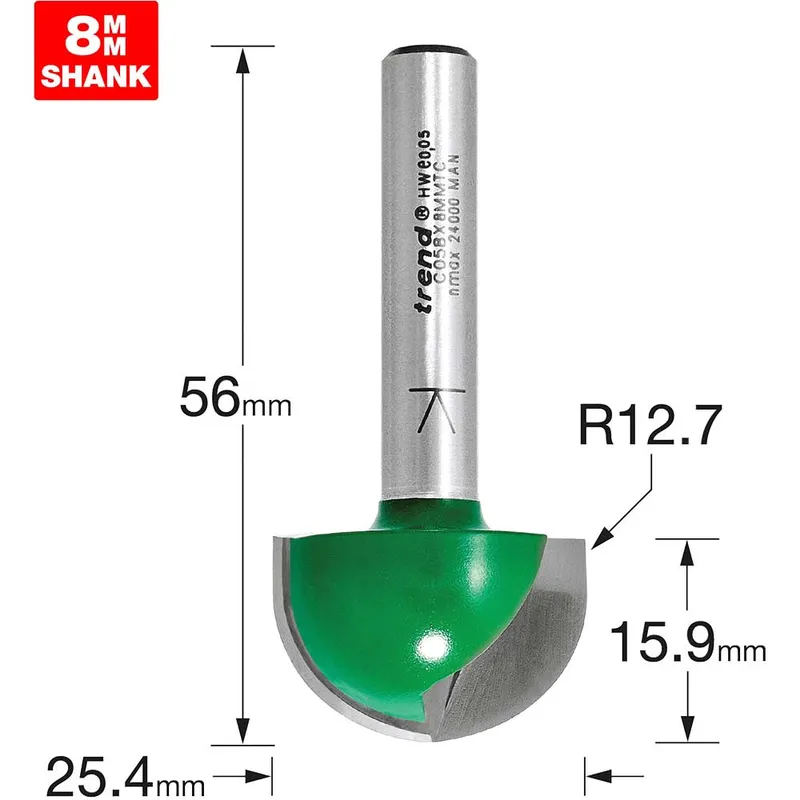 Trend CRAFTPRO Radius Router Cutter