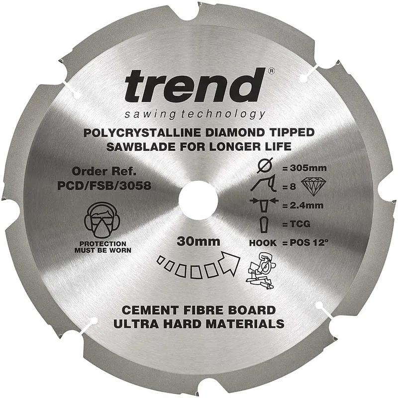 Trend Cement Fibreboard PCD Cutting Saw Blade