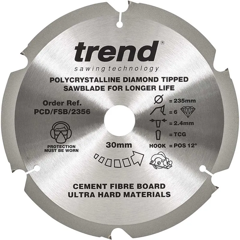 Trend Cement Fibreboard PCD Cutting Saw Blade