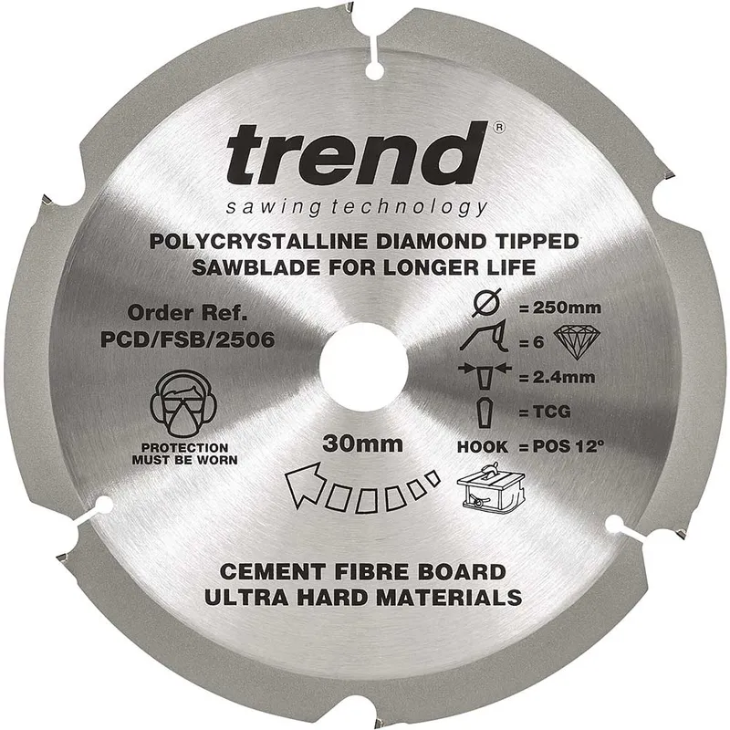 Trend Cement Fibreboard PCD Cutting Saw Blade