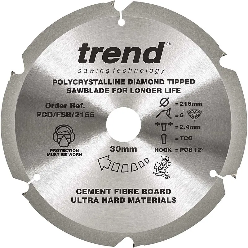Trend Cement Fibreboard PCD Cutting Saw Blade
