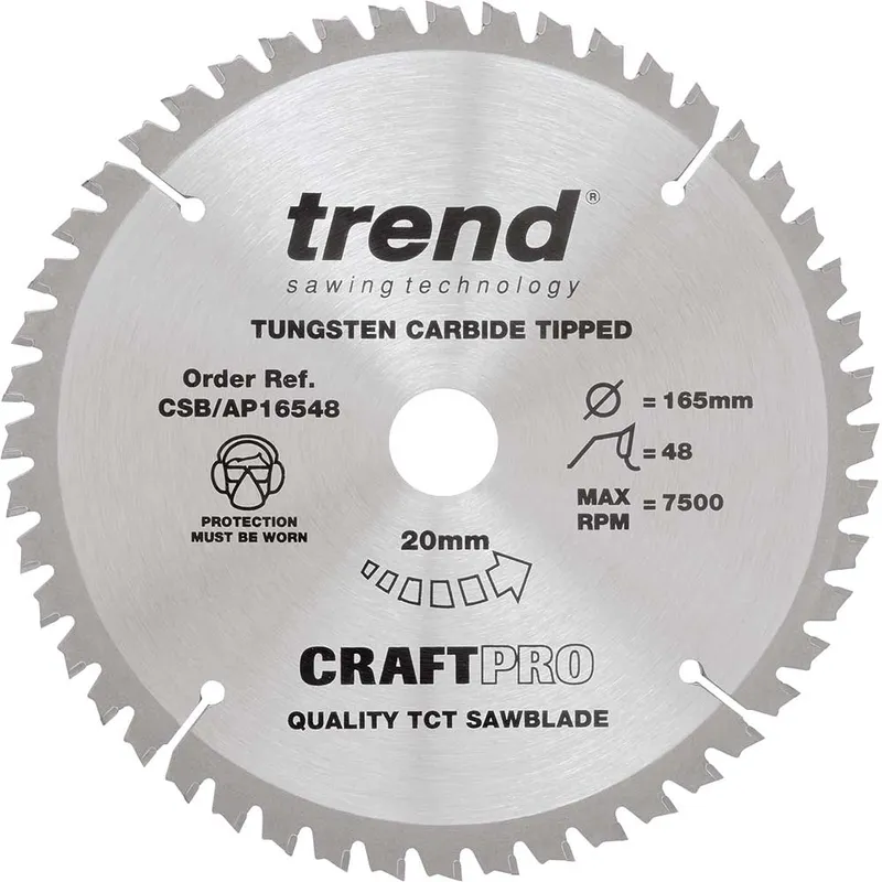 Trend CRAFTPRO Aluminium and Plastic Cutting Saw Blade