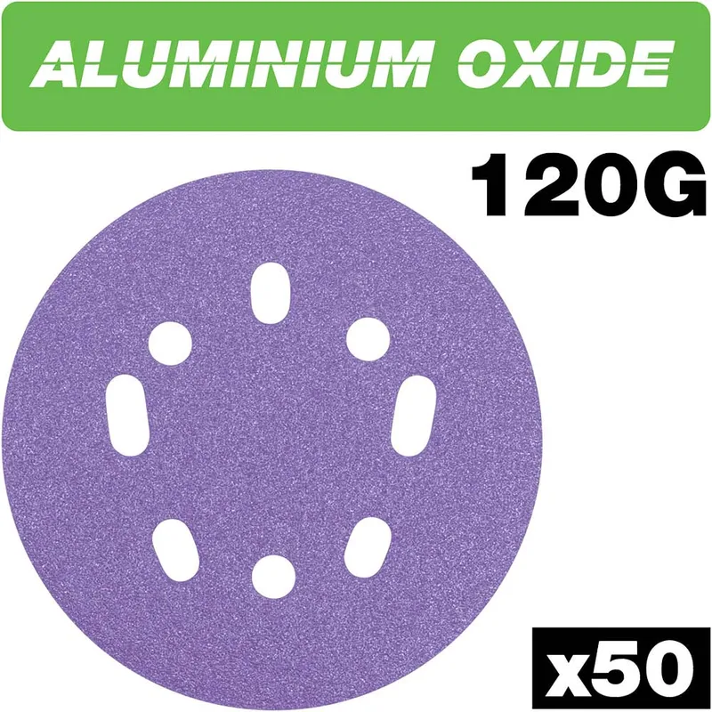 Trend Aluminium Oxide Random Orbital Sanding Disc 125mm