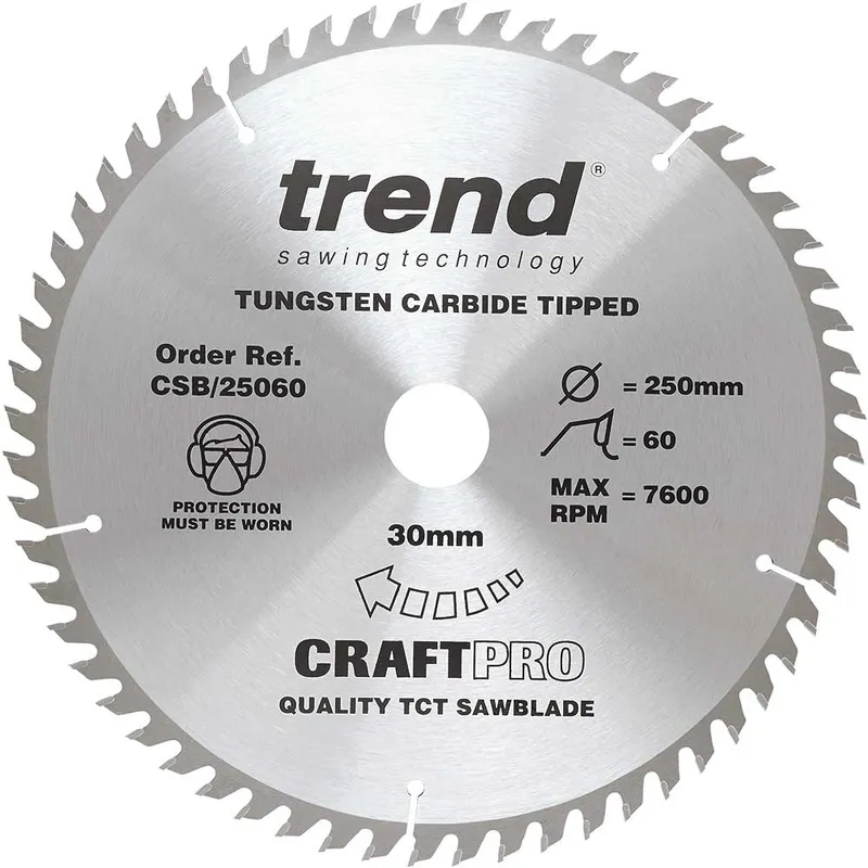 Trend CRAFTPRO Non Stick Wood Cutting Saw Blade