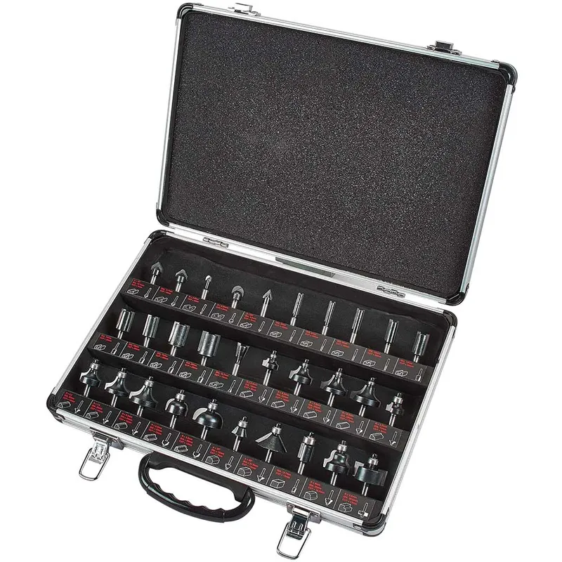Trend 30 Piece 1/4 Shank Router Cutter Starter Set
