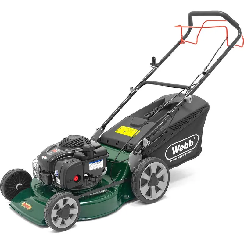Webb Supreme WER18HW4 Self Propelled Petrol Rotary Lawnmower 460mm FREE Glasses, Gloves, Oil & Sharpener Worth £26