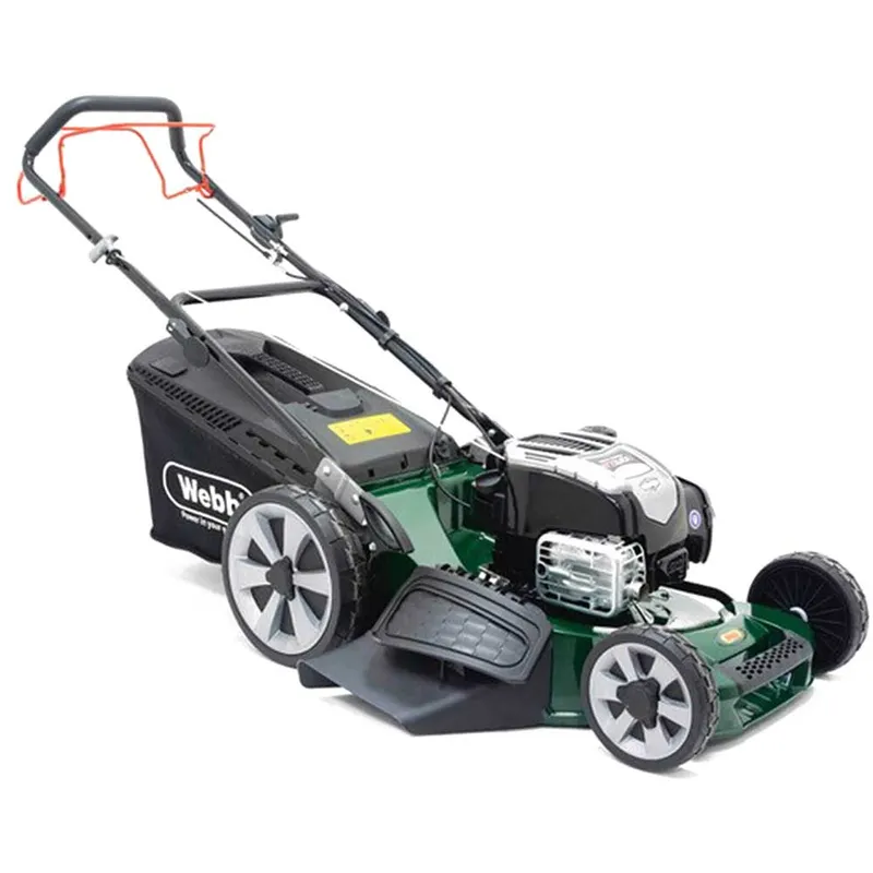 Webb WER21ALSP Petrol Alloy Deck Rotary Lawnmower 530mm FREE Glasses, Gloves, Oil & Sharpener Worth £26