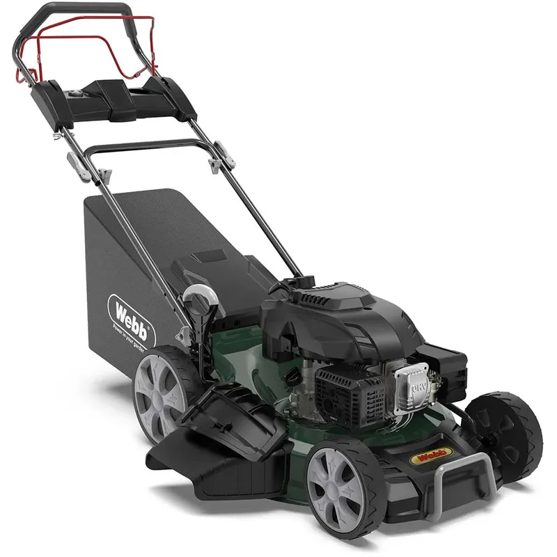 Webb Classic WER510ES Self Propelled Petrol Rotary Lawnmower 510mm FREE Glasses, Gloves, Oil & Sharpener Worth £26