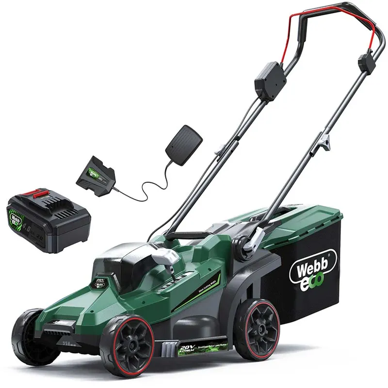 Webb Eco WEV20LM33 20v Cordless Brushless Rotary Lawnmower 330mm
