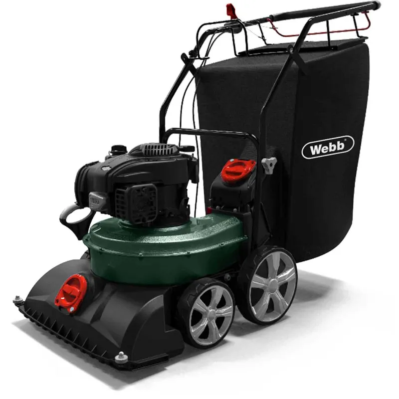 Webb WEWBVAC Petrol Walk Behind Garden Leaf Vacuum FREE Safety Glasses, Gloves & Oil Worth £15