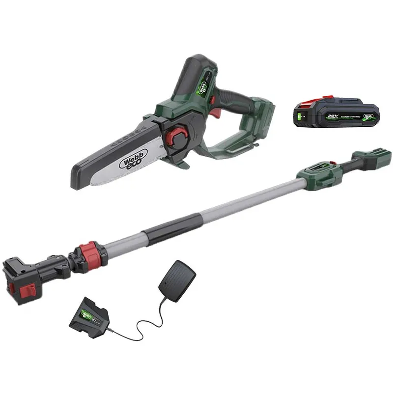Webb Eco WEV20EXTPS 20v Cordless Pruning Saw 150mm with Extension Pole