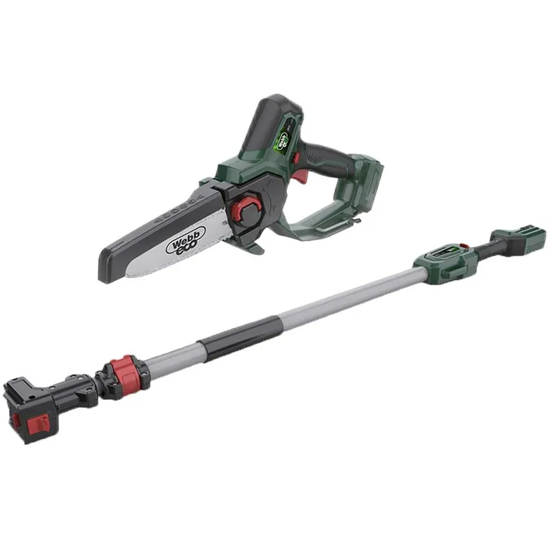 Webb Eco WEV20EXTPS 20v Cordless Pruning Saw 150mm with Extension Pole
