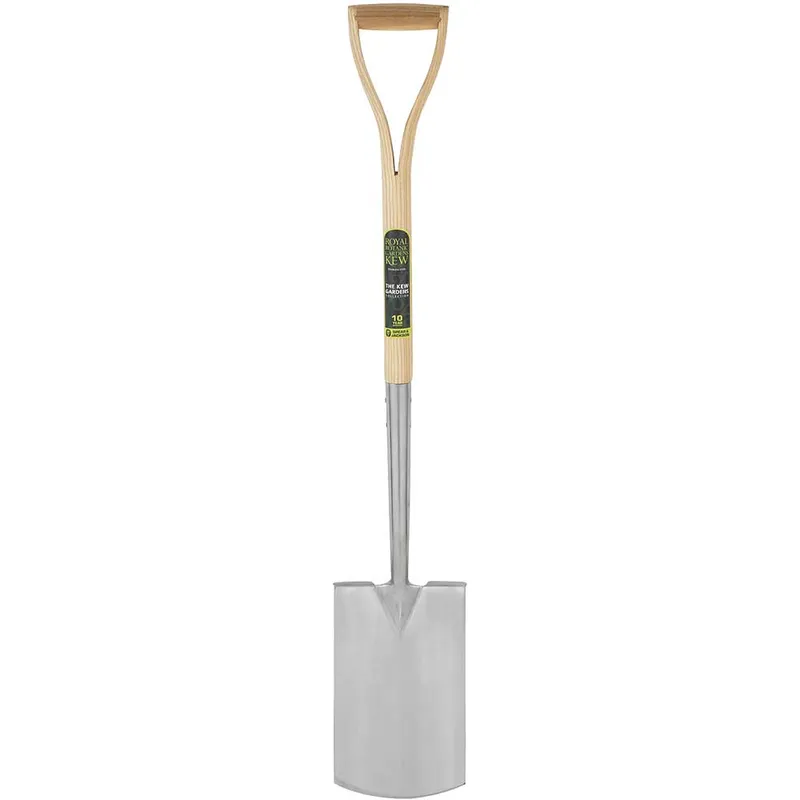 Kew Gardens Treaded Stainless Steel Digging Spade