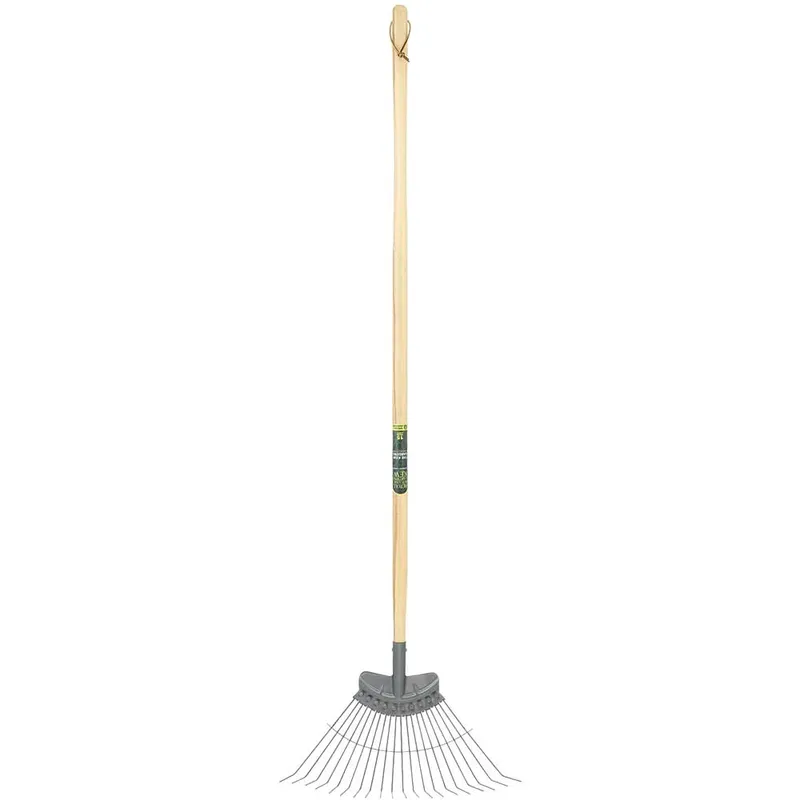 Kew Gardens Carbon Steel Heavy Duty Lawn Rake