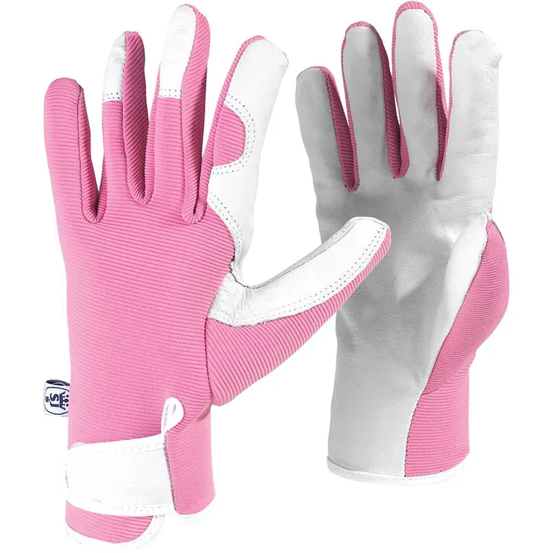 Kew Gardens Leather Palm Gardening Gloves