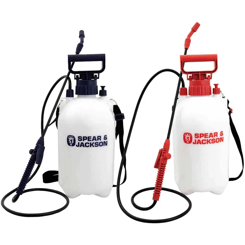 Spear and Jackson 2 Piece Pressure Sprayer Twin Pack Set
