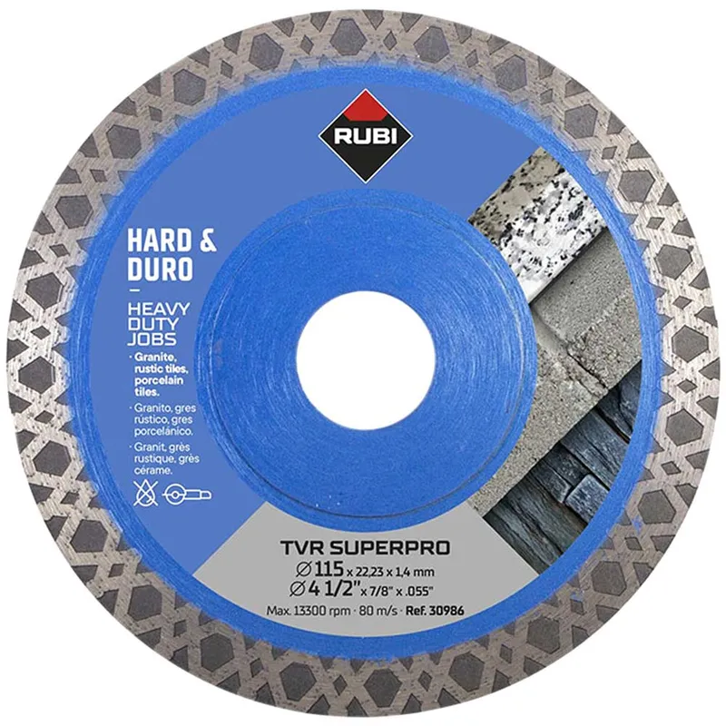 Rubi TVR Superpro Viper Diamond Blade for Hard Materials