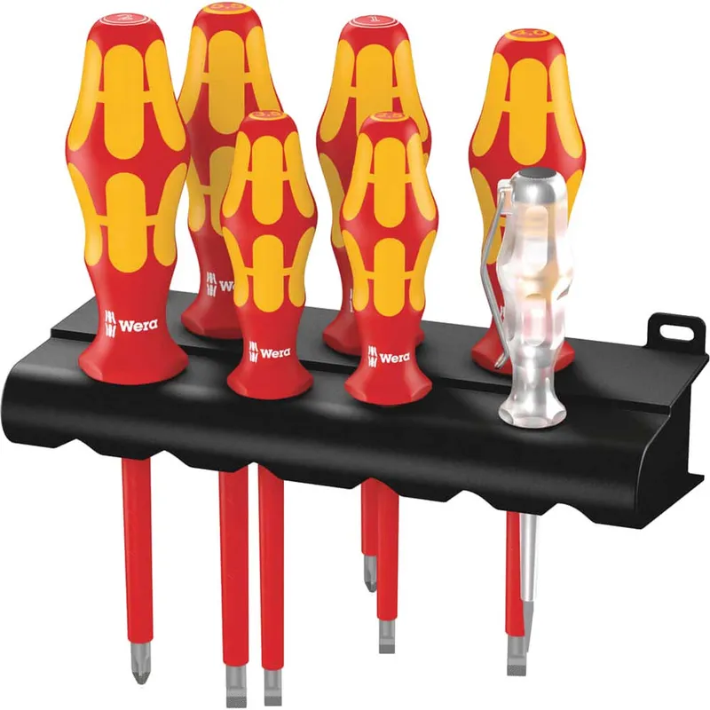 Wera 7 Piece Kraftform VVD Screwdriver Set