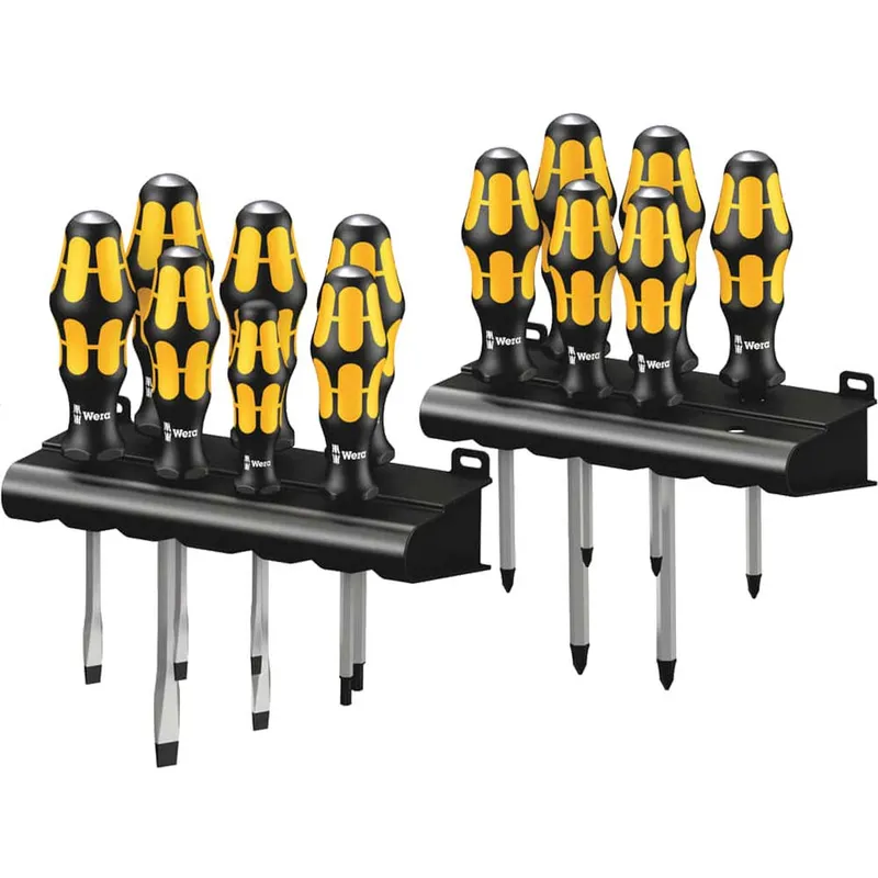 Wera 13 Piece Kraftform Chiseldriver Screwdriver Set