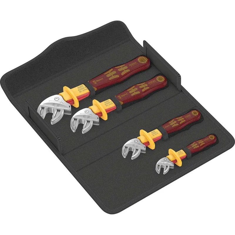 Wera 6004 Joker 4 Piece VDE Insulated Self Setting Spanner Set