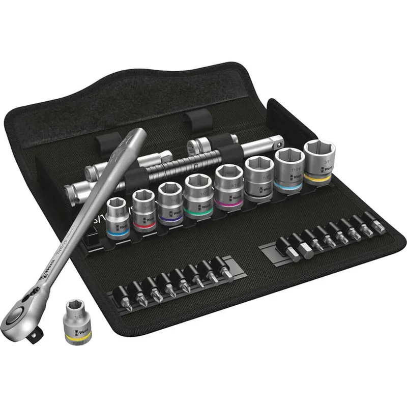 Wera 8100 SB11 Zkylop 3/8" Drive Socket Set