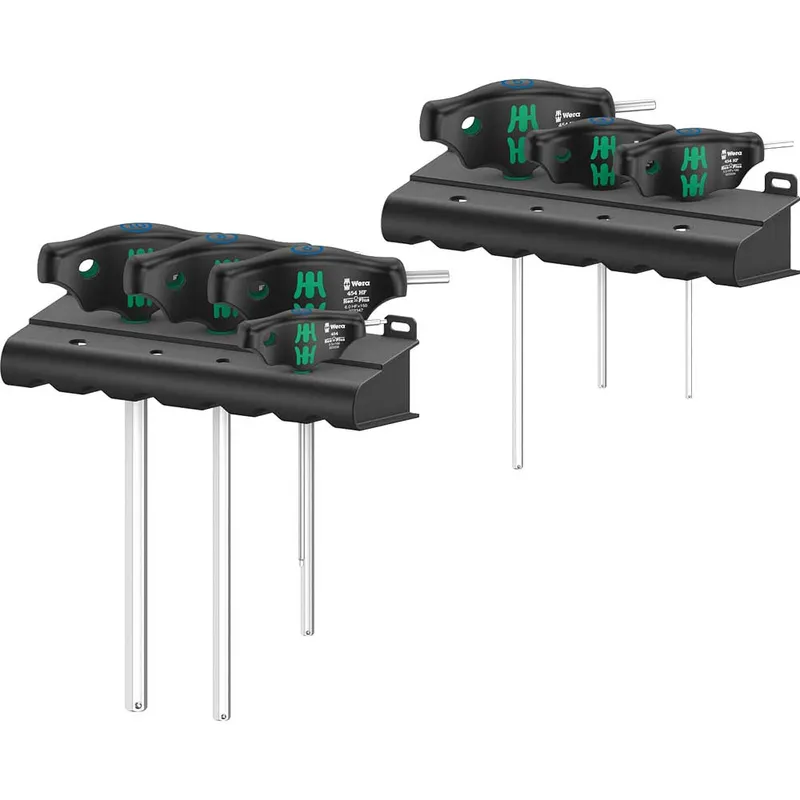 Wera 7 Piece 454/7 HF T Handle Hex Key Set