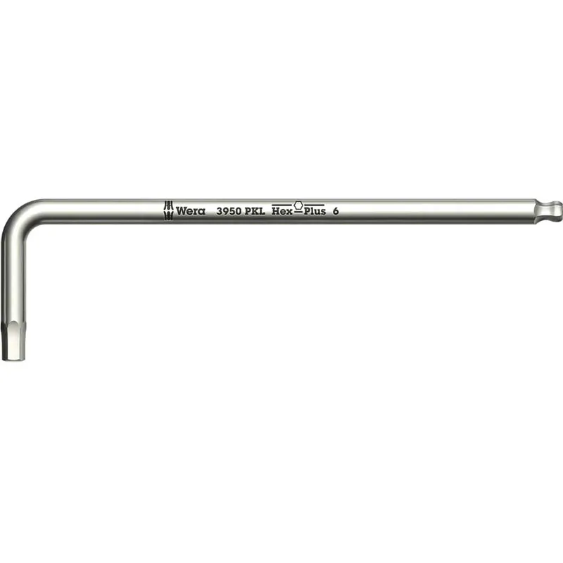 Wera 3950 Stainless Steel Ball End Hexagon Allen Key Metric
