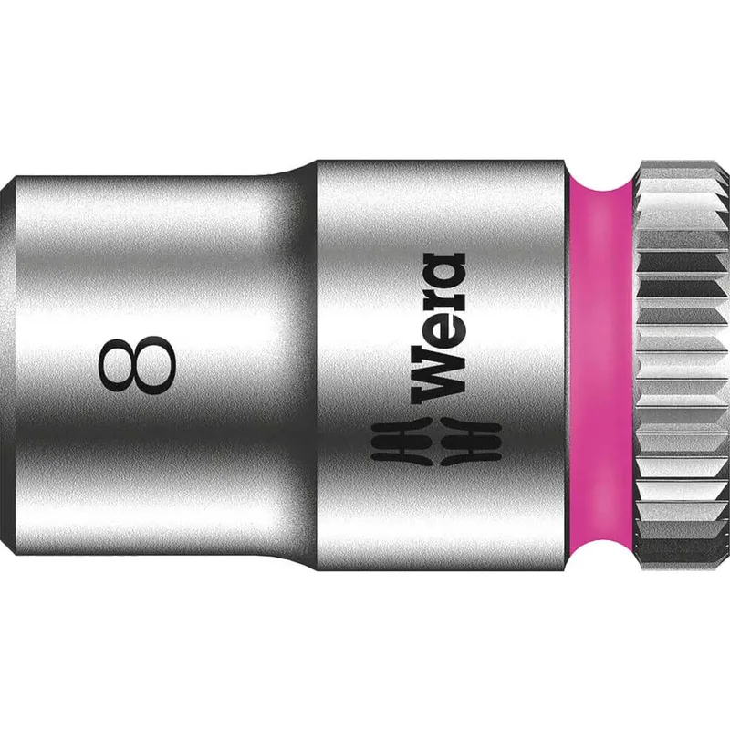 Wera 8790 HMA Zyklop 1/4" Drive Hexagon Socket Metric