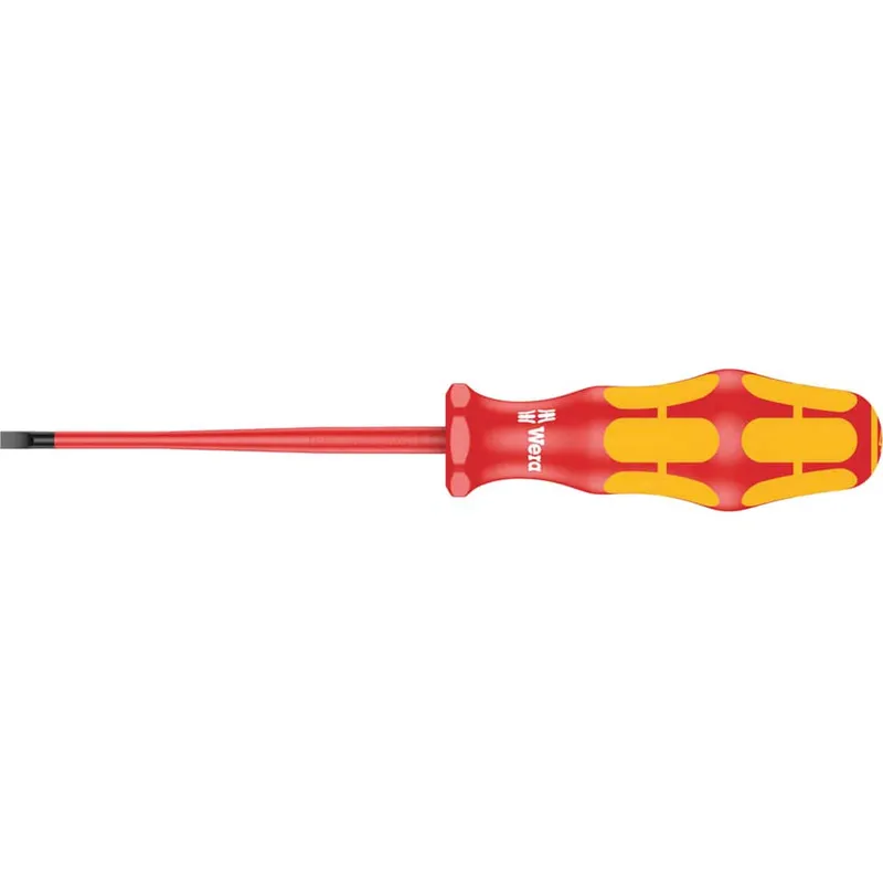 Wera Kraftform Plus 160IS VDE Insulated Slimline Slotted Screwdriver