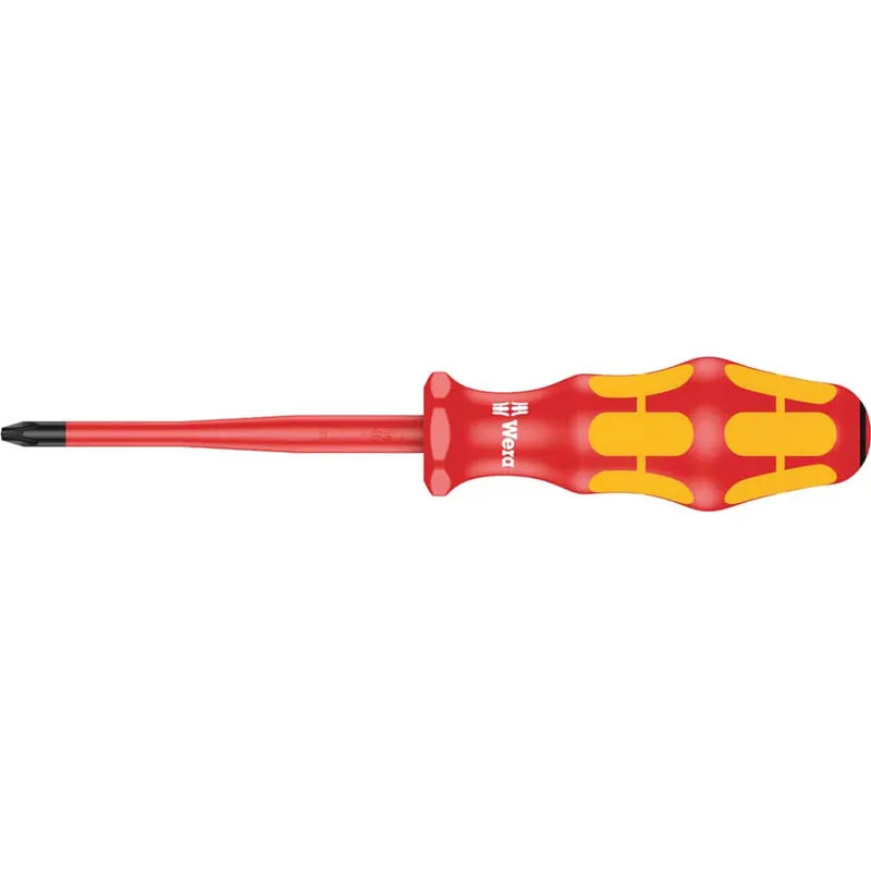 Wera Kraftform Plus 165IS VDE Insulated Slimline Pozi Screwdriver