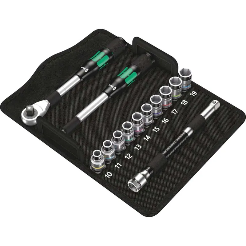Wera 8006 SC1 Zyklop Hybrid 13 Piece 1/2" Drive Socket Set