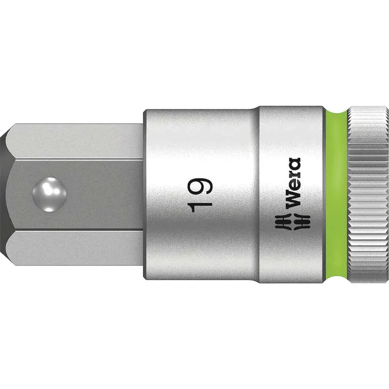 Wera 8740C HF Zyklop 1/2" Drive Hexagon Socket Bit Metric