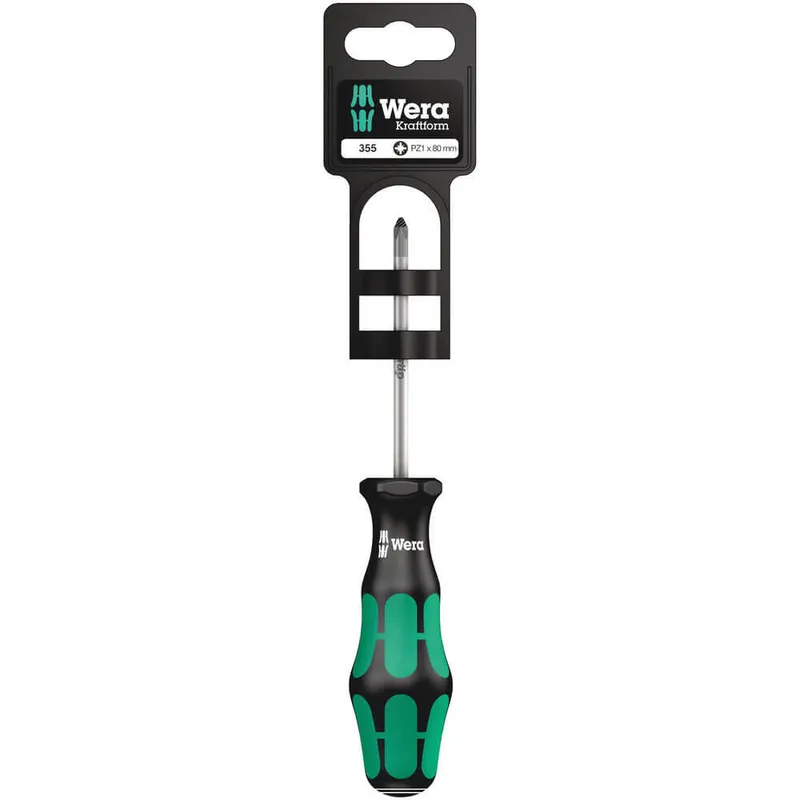 Wera 355 PZ SB Kraftform Plus Pozi Screwdriver
