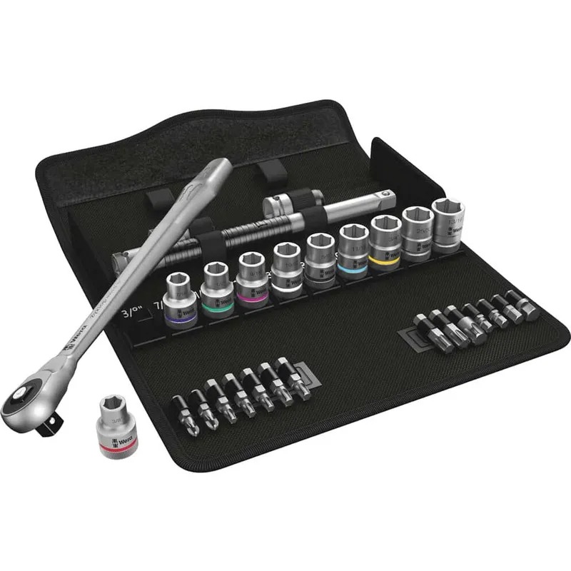Wera Zyklop 28 Piece 1/2" Drive Socket Set Imperial