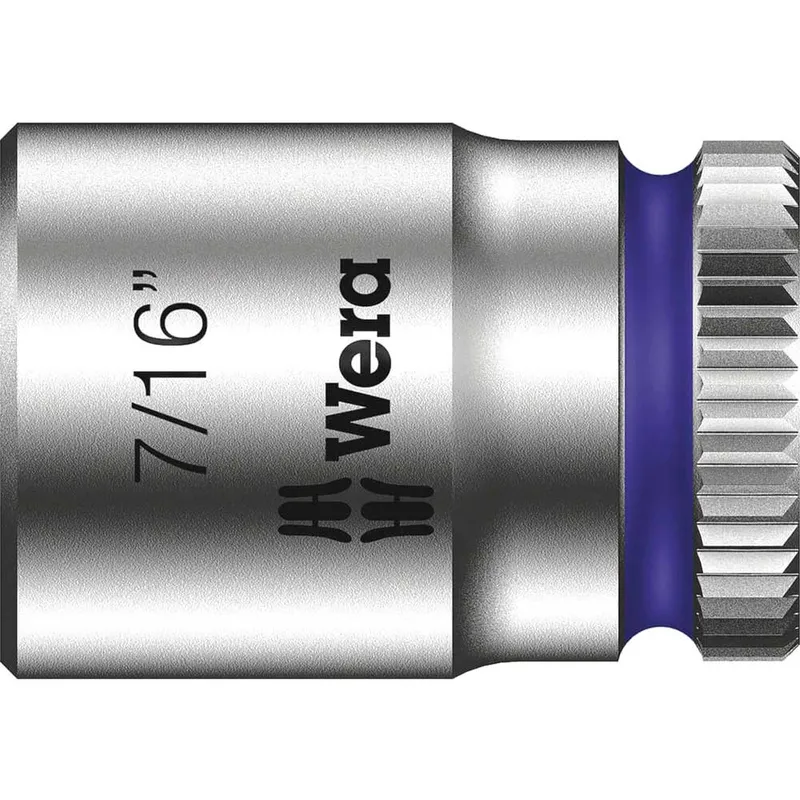Wera 8790 HMA Zyklop 1/4" Drive Hexagon Socket Imperial