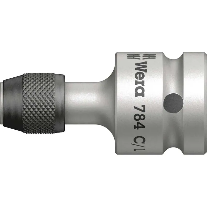 Wera 784C/1 1/2" Square Drive to 1/4" Hex Screwdriver Bit Holder