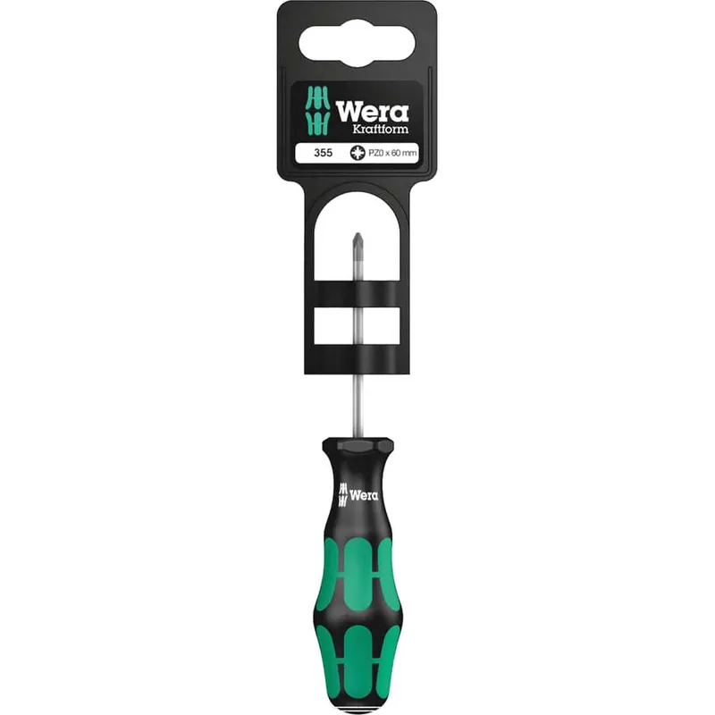 Wera 355 PZ SB Kraftform Plus Pozi Screwdriver