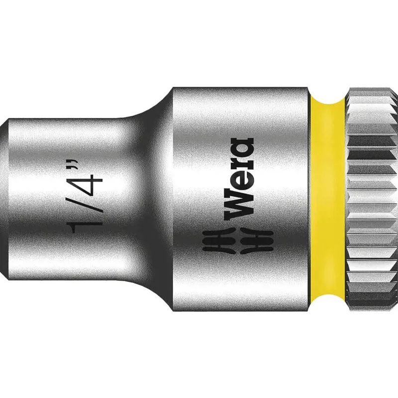 Wera 8790 HMA Zyklop 1/4" Drive Hexagon Socket Imperial