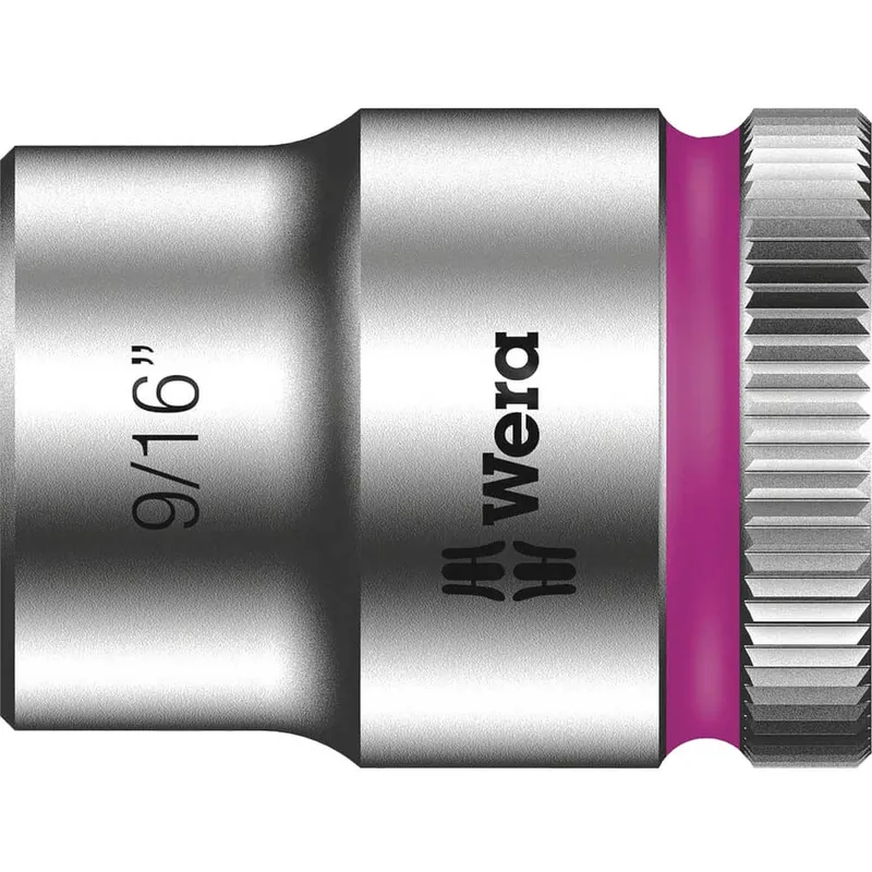 Wera 8790 HMB Zyklop 3/8" Drive Hexagon Socket Imperial