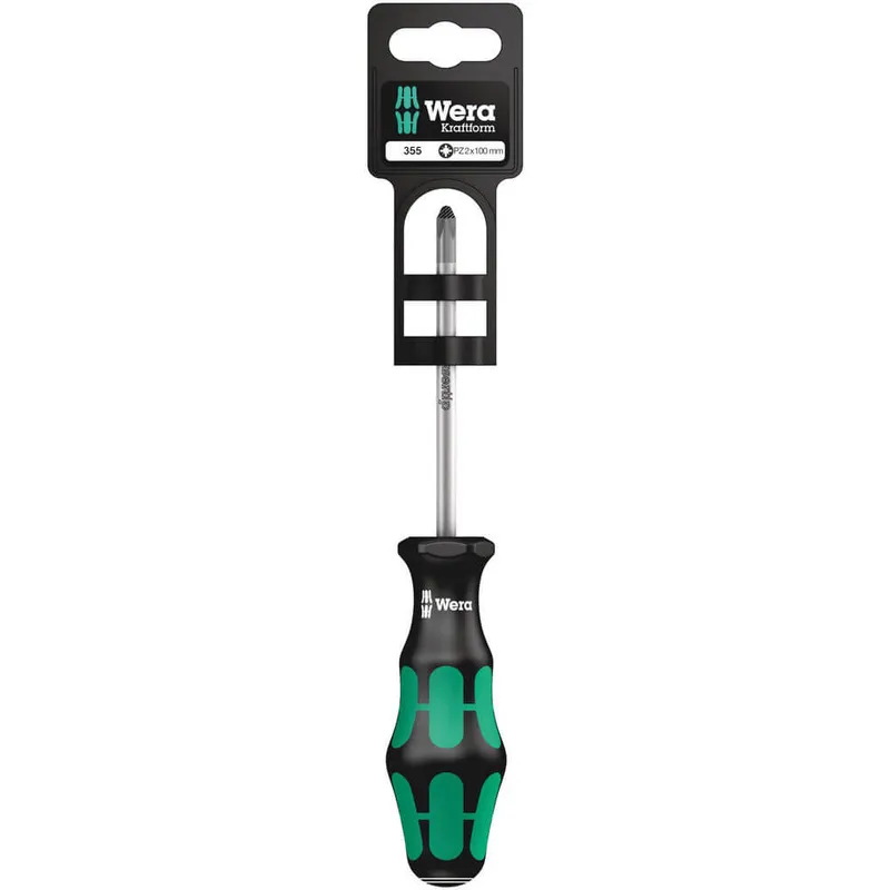 Wera 355 PZ SB Kraftform Plus Pozi Screwdriver