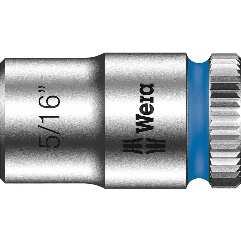 Wera 8790 HMA Zyklop 1/4" Drive Hexagon Socket Imperial
