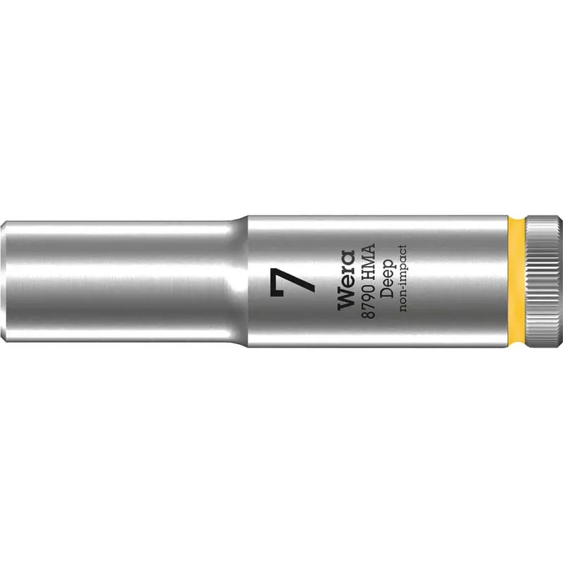 Wera 8790 HMA Deep 1/4" Drive Hexagon Socket Metric